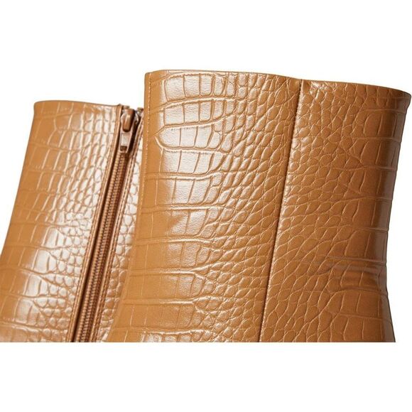 NWT Chinese Laundry Women's Camel Danica Coroco High Ankle Fashion Boot Size 5 - Picture 6 of 9